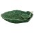 Блюдо для закусок и соуса 34 х 29 х 10 см зелёное &quot;Капуста&quot; / 269155
