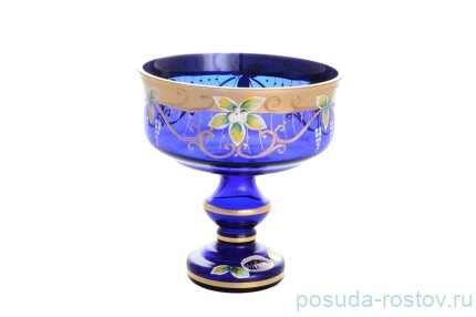 Конфетница 16 см н/н &quot;Лепка синяя&quot; SC / 126024