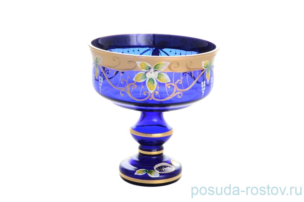 Конфетница 16 см н/н "Лепка синяя" SC / 126024