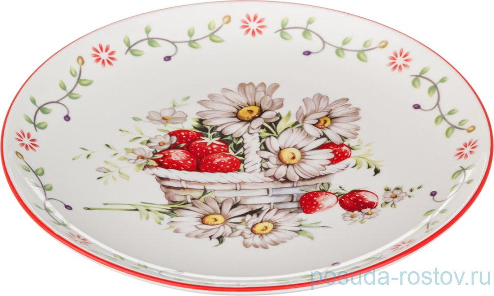 Тарелка 20 см 1 шт "корзинка" / 190722