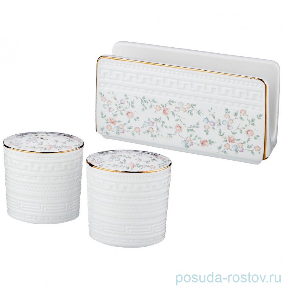 Набор для специй с салфетницей 3 предмета "фабьен" / 193856 Набор для специй с салфетницей 3 предмета "фабьен" / 193856