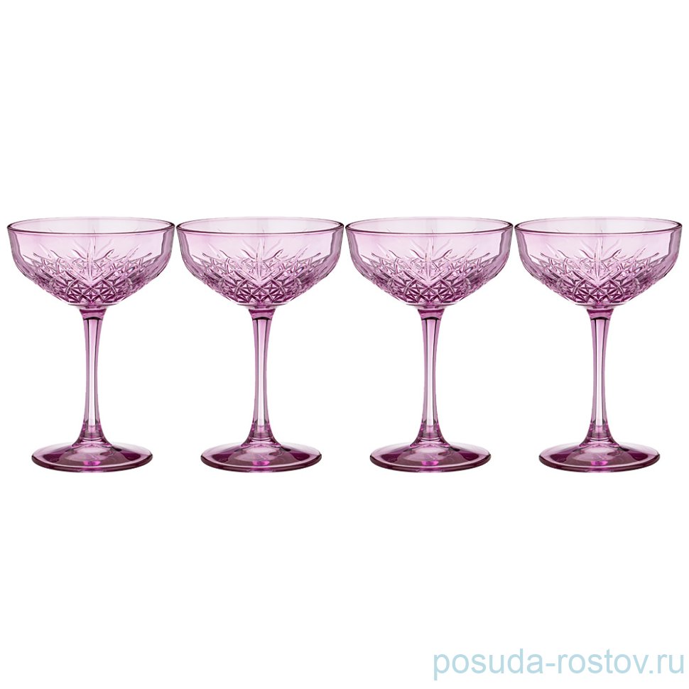 Креманки/мартинки 255 мл 4 шт "Timeless /Аметист" / 211164