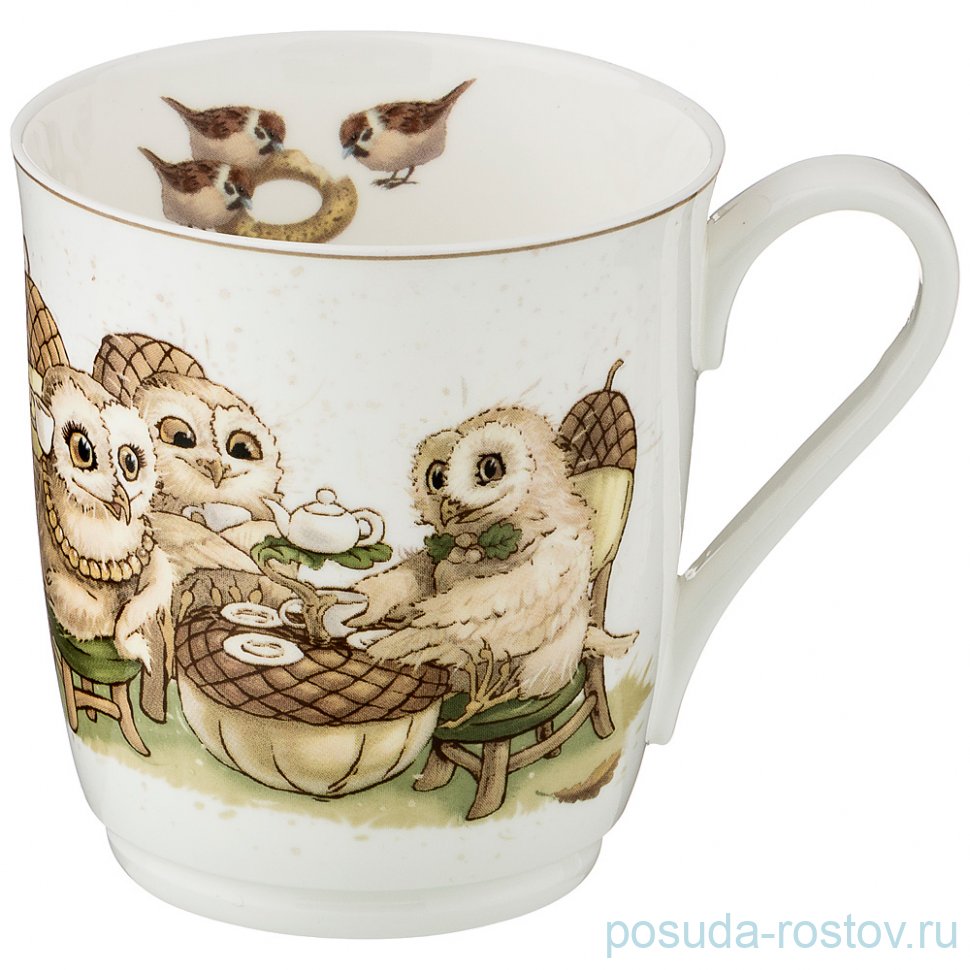 Кружка 340 мл "Совы" / 208656