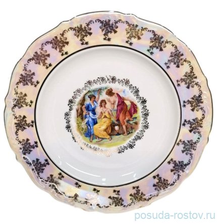Блюдо 30 см круглое &quot;Мария-Тереза /Мадонна перламутр&quot; R-L / 264265