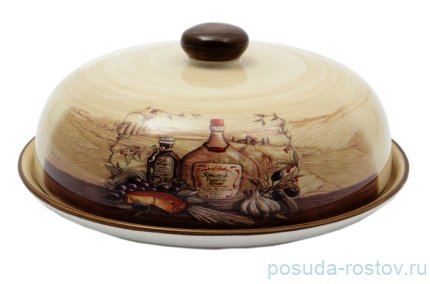 Блюдо для блинов с крышкой 23 х 23 х 10 см / 130100