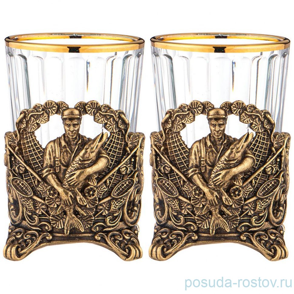 Стопки 50 мл 2 шт "Рыбак" / 293520 Стопки 50 мл 2 шт "Рыбак" / 293520