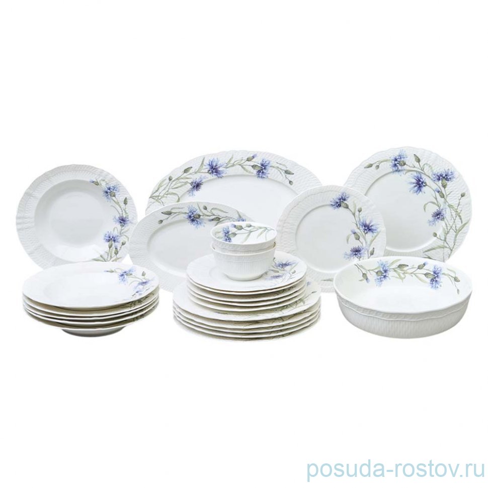 Столовый сервиз на 6 персон 23 предмета "Васильки" / 365709