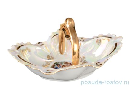 Корзинка 20 см &quot;Корона /Мадонна перламутр&quot; / 049114