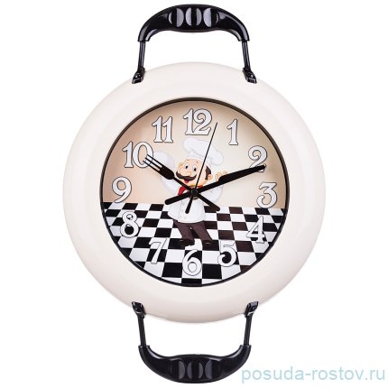 Часы настенные 37 х 26 см кварцевые &quot;chef kitchen&quot; / 187961