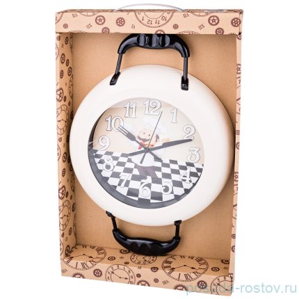 Часы настенные 37 х 26 см кварцевые &quot;chef kitchen&quot; / 187961