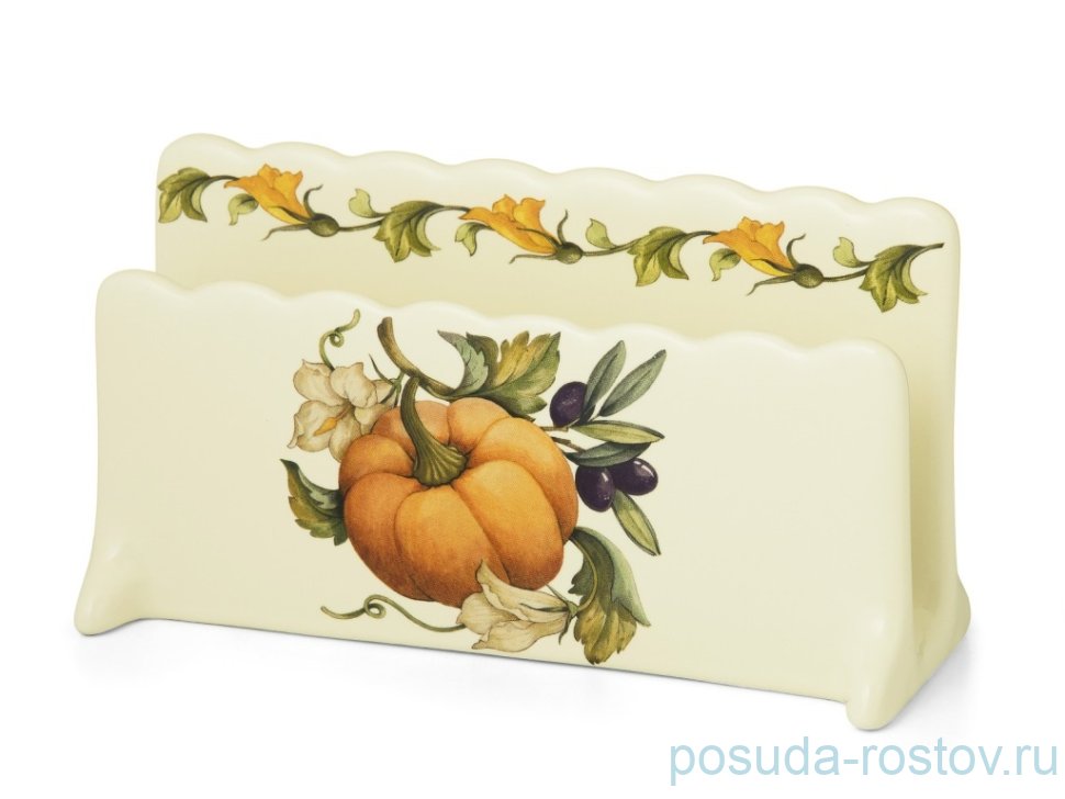 Салфетница 18 х 7,5 см "Artigianato ceramico /Тыква" / 149447