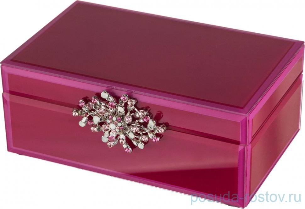 Шкатулка 21 х 13 х 8,5 см зеркальная / 185861 Шкатулка 21 х 13 х 8,5 см зеркальная / 185861