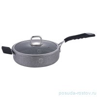 Сковородка 24 см с крышкой &quot;Grey Stone Touch Line&quot;  / 114031