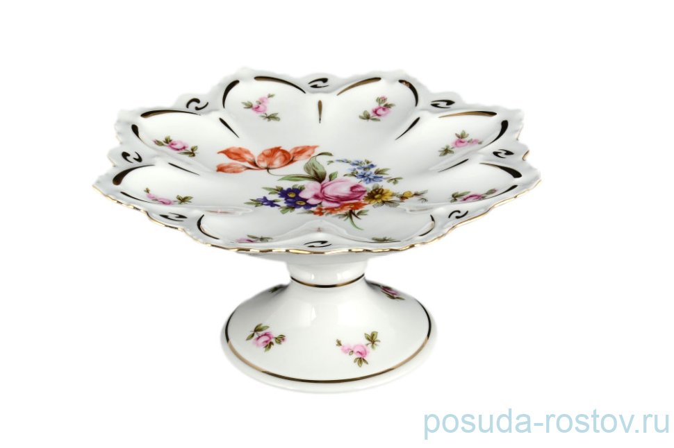 Конфетница 20 см н/н "Корона /Полевой цветок" / 095772