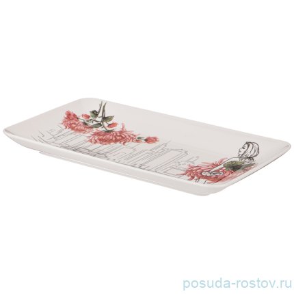 Блюдо 30,5 х 17 см прямоугольное &quot;blossom /хризантема&quot; / 258091