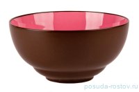 Салатник 20 см коричневый, розовый внутри &quot;Вехтерсбах&quot; / 034600