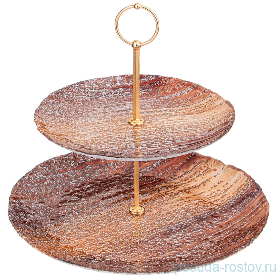 Этажерка 2-х ярусная "aurora brown" (21, 28 см) / 257576