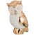 Статуэтка 11 х 9 х 18 см "Сова /Золотая коллекция" / 193081