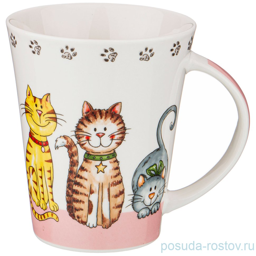 Кружка 400 мл "Котики" / 213423
