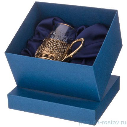 Стакан для чая 250 мл с подстаканником &quot;николай ii&quot; / 268930