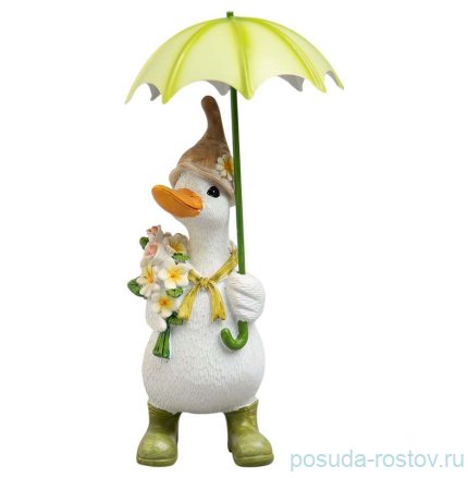 Статуэтка 11 х 11 х 20 см &quot;Утка под зонтиком&quot; / 378373
