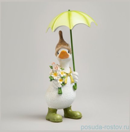 Статуэтка 11 х 11 х 20 см &quot;Утка под зонтиком&quot; / 378373
