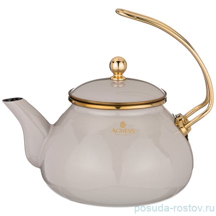 Чайник 2,2 л эмалированный серый &quot;agness /тюдор&quot; / 209848