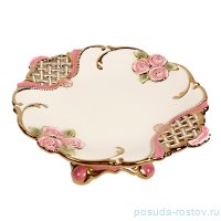Фруктовница круглая н/н &quot;Розы розовые /Royal Classics&quot; 13 / 150996