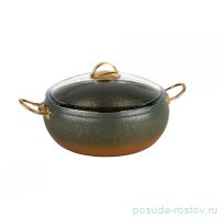 Кастрюля 18 х 8 см с антипригарным гранитным покрытием 2 л оливковая &quot;KEOPS SETS&quot; / 166094