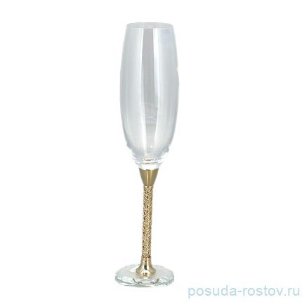Бокал для шампанского &quot;стразы /золото&quot; / 275859