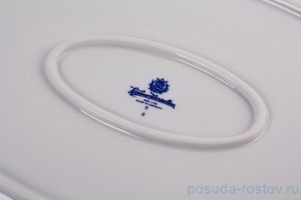 Блюдо 36 см овальное &quot;Престиж /Золотая отводка&quot; / 028766