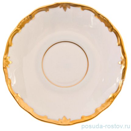 Набор блюдец 15 см 6 шт &quot;Престиж /Золотая отводка&quot; / 048160