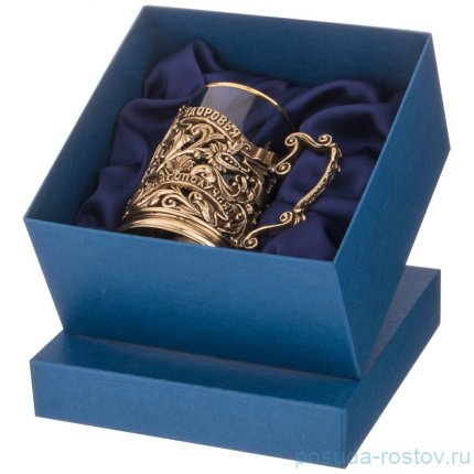 Стакан для чая 250 мл с подстаканником &quot;юбилейный /70 лет&quot; / 268923