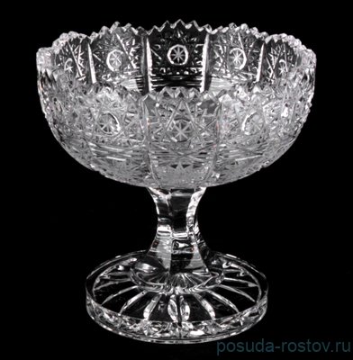 Вазочка 11 см н/н &quot;Хрусталь резной&quot; / 006557
