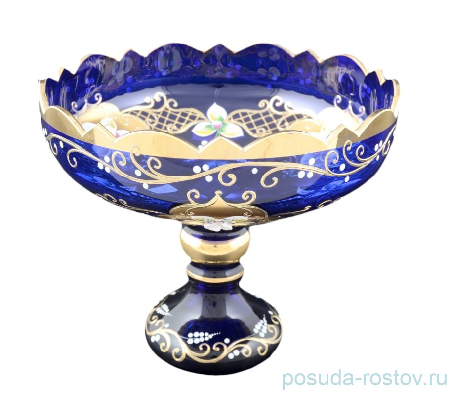 Фруктовница 28 см н/н "Лепка синяя" / 059143 Фруктовница 28 см н/н "Лепка синяя" / 059143
