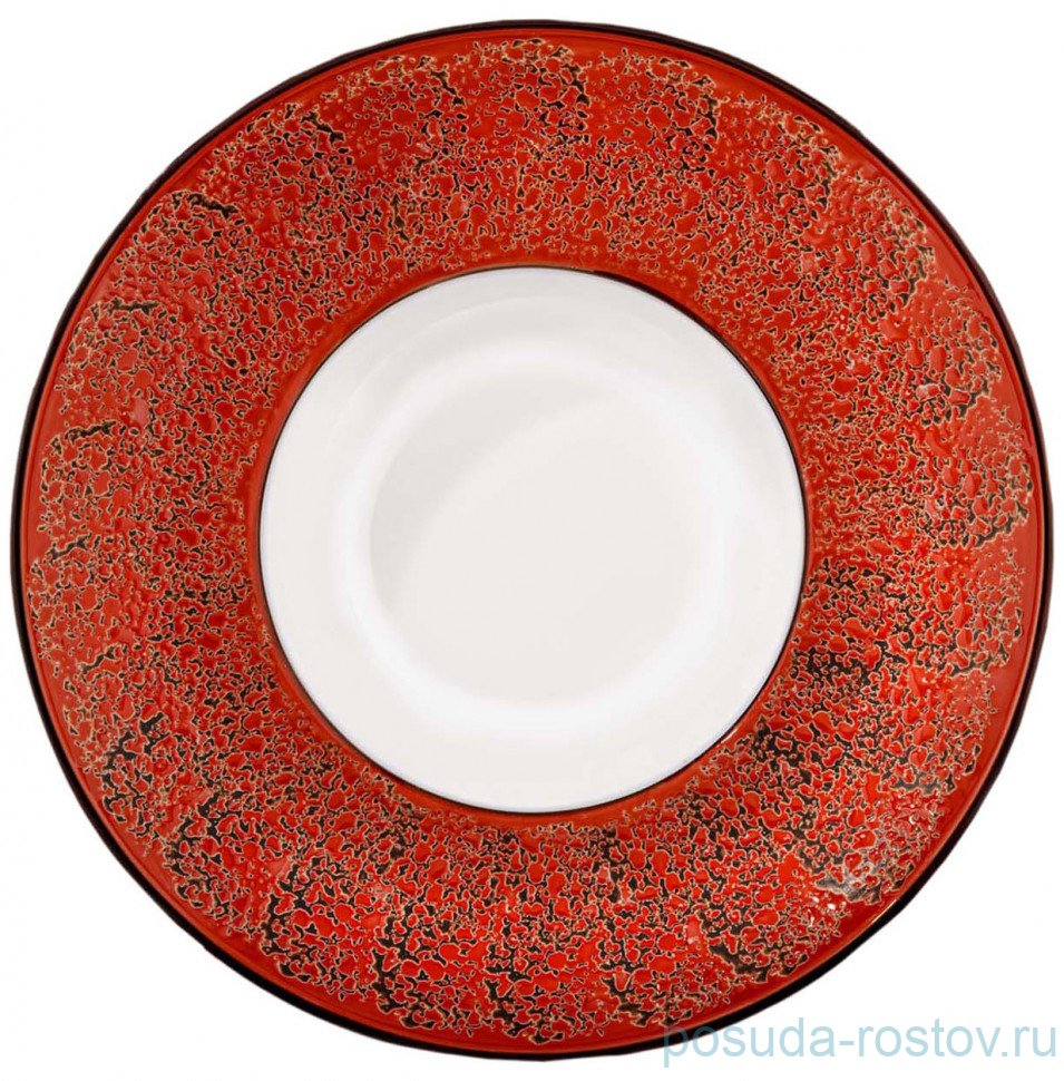 Тарелка 20 см глубокая красная "Splash" / 261403 Тарелка 20 см глубокая красная "Splash" / 261403