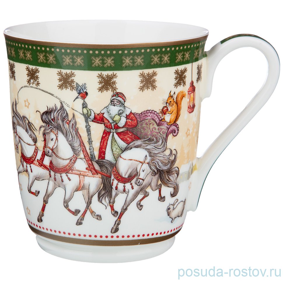 Кружка 340 мл "С новым годом! /Тройка" / 225236