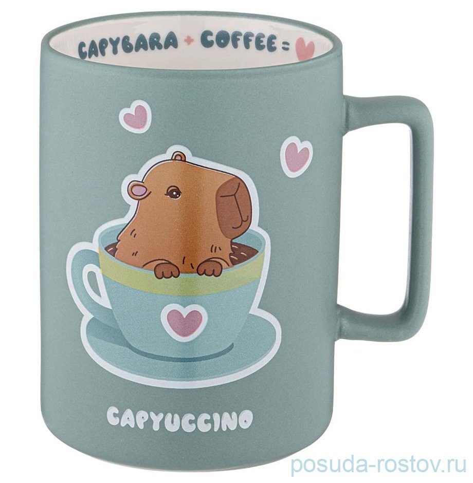 Кружка 400 мл "Capybara+coffee" / 349206 Кружка 400 мл "Capybara+coffee" / 349206