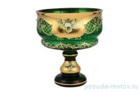 Конфетница 20 см н/н зеленая &quot;Лепка сеточка /И-В&quot; / 096702