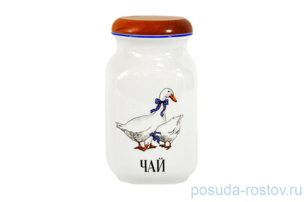 Банка 1 л Чай "Гуси" / 068858