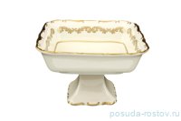 Салатник 16 см квадратный н/н &quot;Анжелика /Золотые вензеля /СК&quot; / 098872