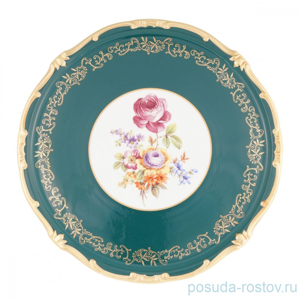 Тортница 33 см "Санкт-Петербург /Зелёный" / 223530 Тортница 33 см "Санкт-Петербург /Зелёный" / 223530