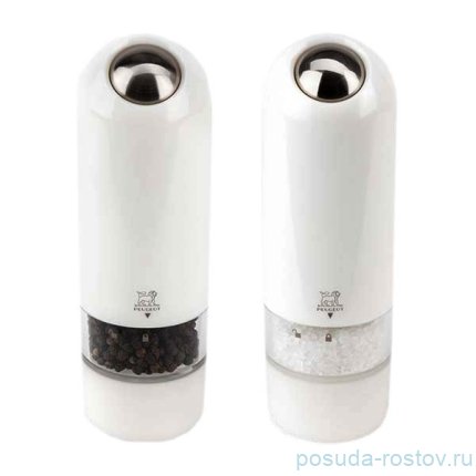 Мельница 17 см для соли электрическая белая &quot;Alaska&quot; / 244845
