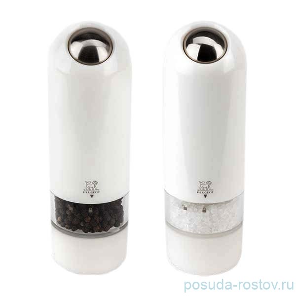 Мельница 17 см для соли электрическая белая "Alaska" / 244845 Мельница 17 см для соли электрическая белая "Alaska" / 244845