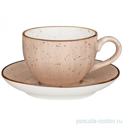 Набор чайных пар 220 мл 2 шт &quot;Nature /Бежевое&quot; / 244233