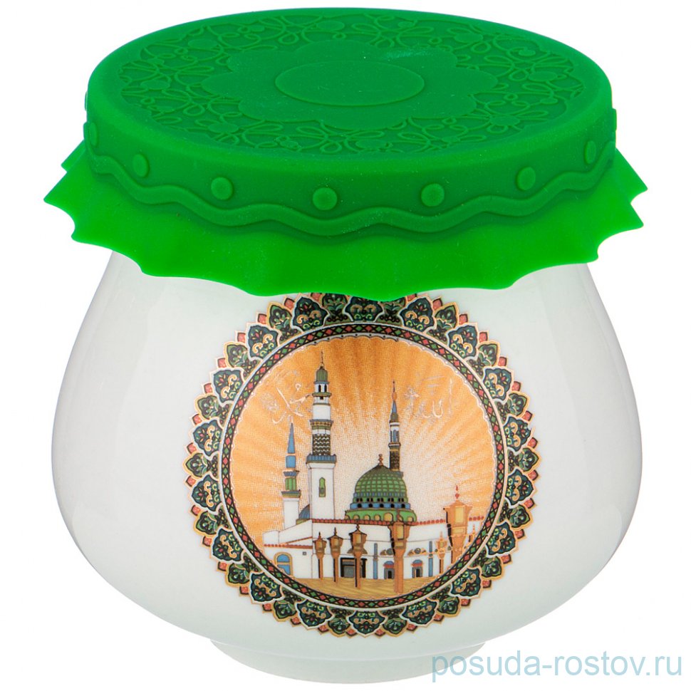 Банка для меда/варенья 300 мл с силиконовой крышкой "Сура" / 213567 Банка для меда/варенья 300 мл с силиконовой крышкой "Сура" / 213567