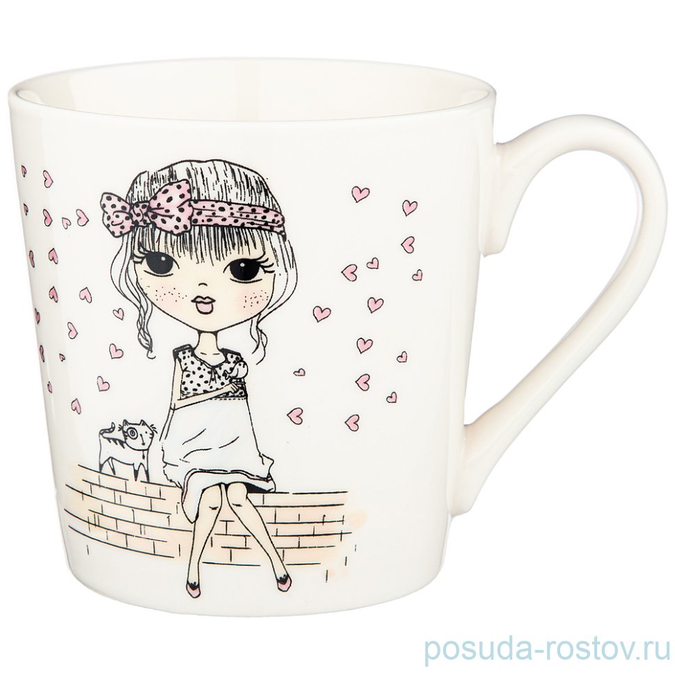 Кружка 350 мл "Fashion princess" / 235316