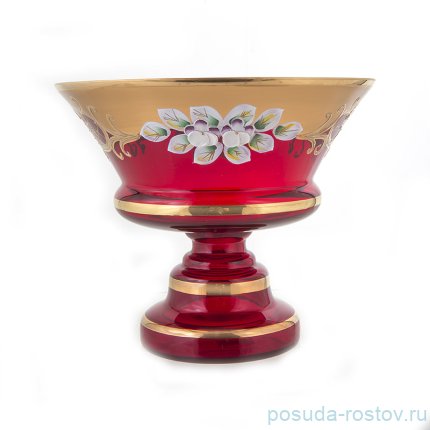 Ваза для конфет 15 см н/н &quot;Лепка красная /5365&quot; / 091585