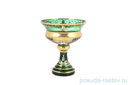 Конфетница 13 см н/н &quot;Лепка зелёная&quot; SC / 135936