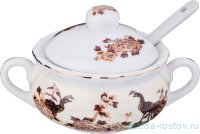 Банка для специй 75 мл с ложкой 7 х 6,5 см &quot;Павлин&quot; / 192927